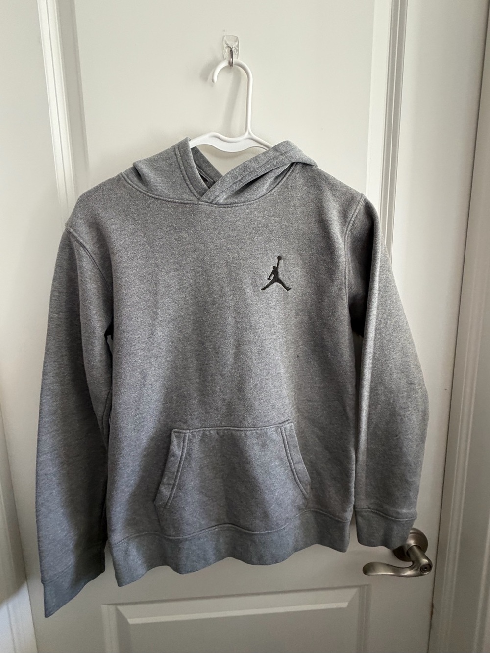 Jordan Gray Pullover Hoodie with Jumpman Logo